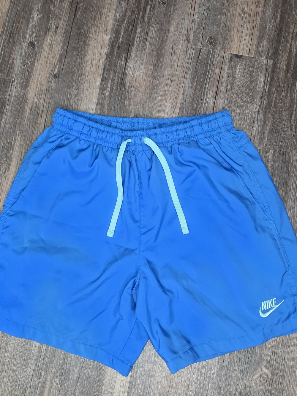 Nike Men’s Blue Swim/Active Shorts with Drawstring